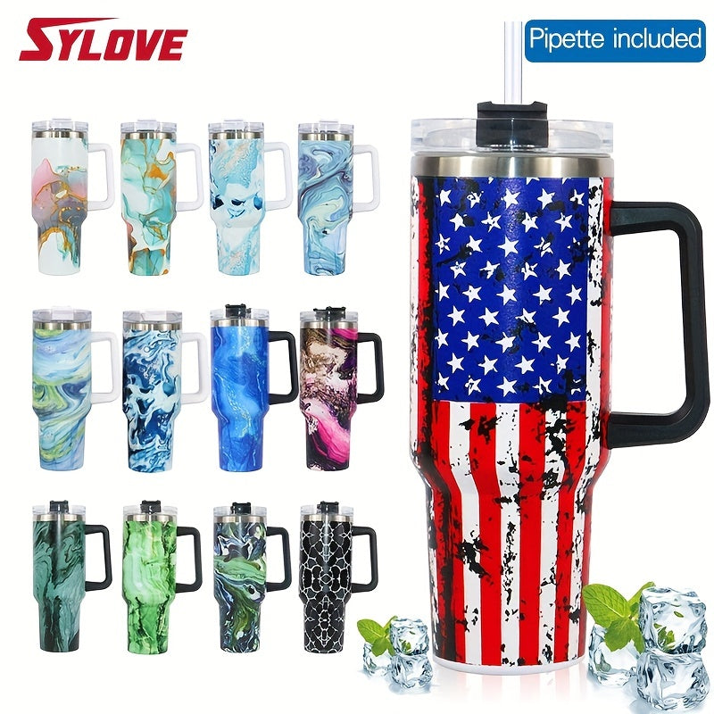 Sylove, Large Capacity Gradient Water Bottle, Portable Leakproof