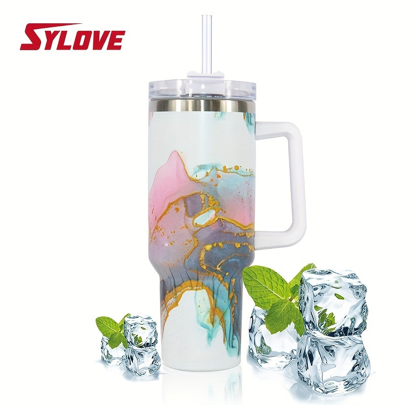 Sylove, Large Capacity Gradient Water Bottle, Portable Leakproof